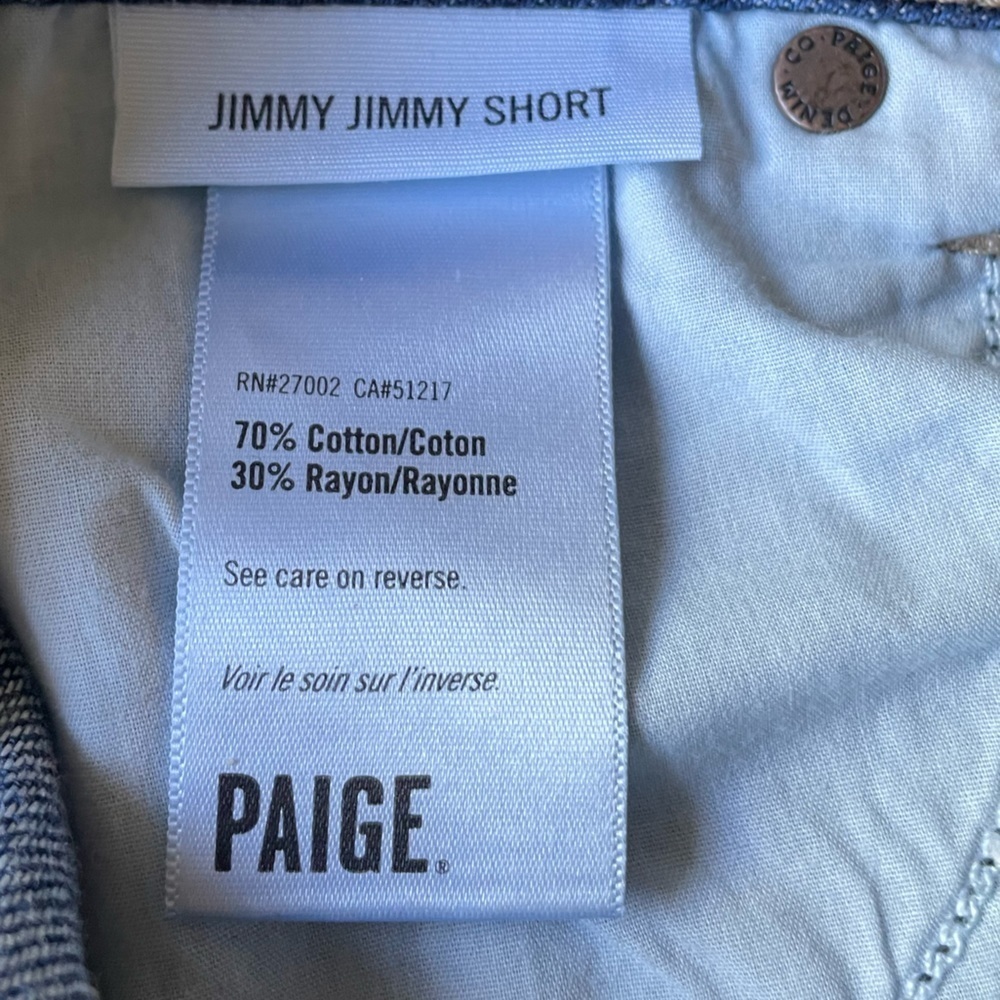 PAIGE Jimmy Jimmy Short - Jeans Shorts - size 26 - Picture 4 of 7